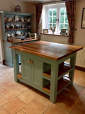 freestanding kitchen island - Dorset